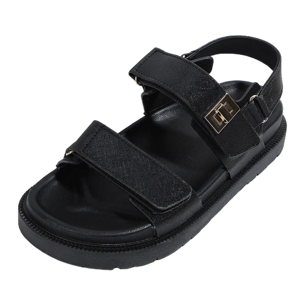 FlexiTritt | Bequeme und stilvolle Klettverschluss-Sandalen für Damen