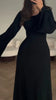 GlamStil | Damen Langarm Maxikleid Figurbetont und Stilvoll