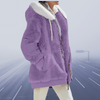 Casual Fleece Hood Jacke