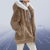 Casual Fleece Hood Jacke