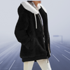 Casual Fleece Hood Jacke