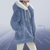 Casual Fleece Hood Jacke