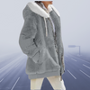 Casual Fleece Hood Jacke