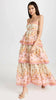 BlumenLux | Romantisches Spitzen-Maxikleid mit Volants