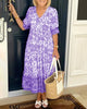 BrisenCharme | Sommerliches Maxikleid mit floralem Print & V-Ausschnitt
