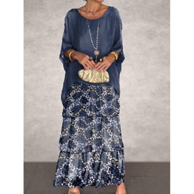 EleganzFluss | Luftiges Boho-Maxikleid mit Schichten für einen Stilvollen Look