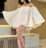 BrisenSet | Elegantes Bandeau Shorts Set mit Plissee-Design