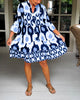 RelaxKleid | Lässiges, locker Sitzendes Gemustertes Kleid