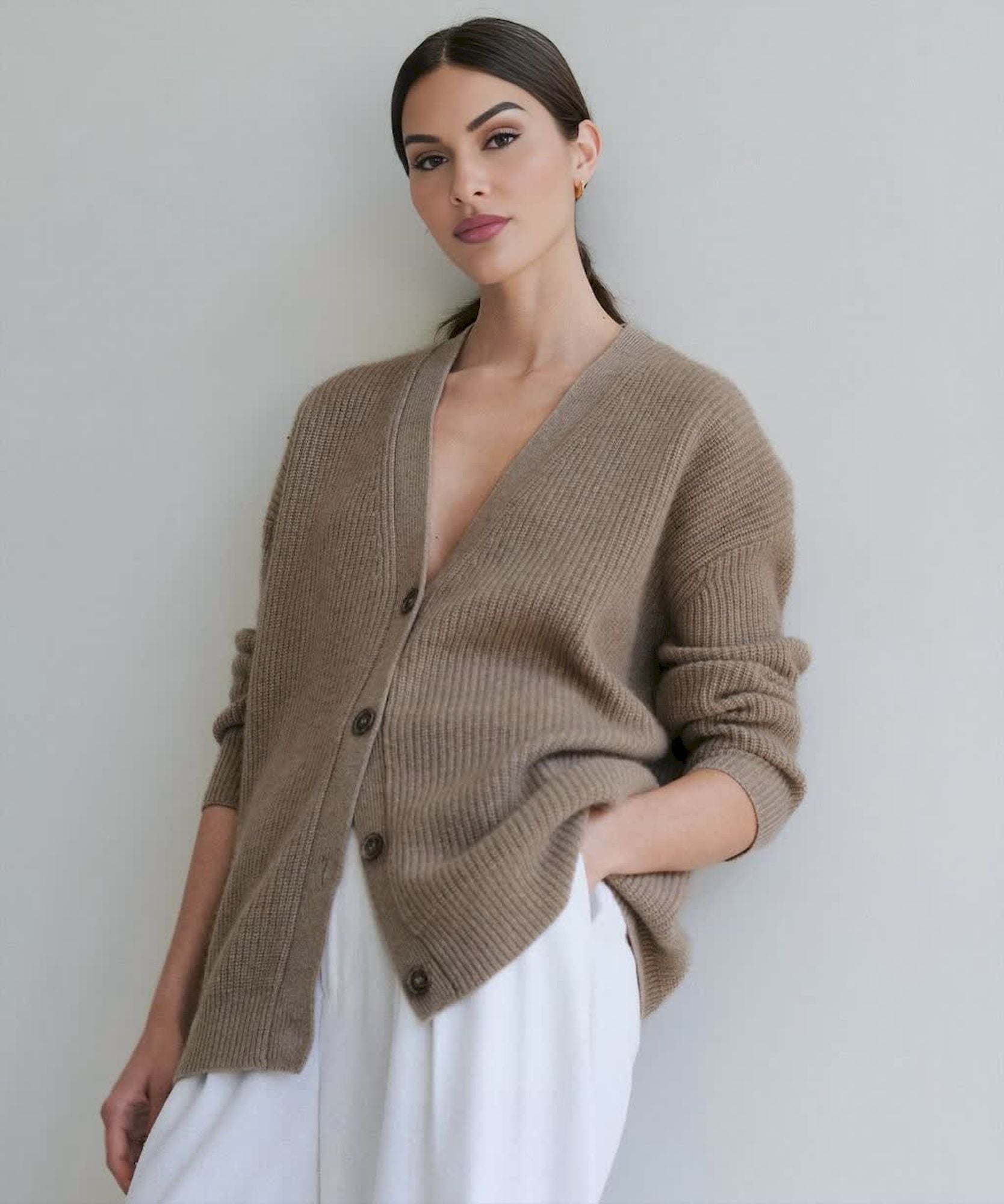 KokonWärme | V-Ausschnitt Cashmere Cardigan