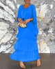 EleganzFluss | Luftiges Boho-Maxikleid mit Schichten für einen Stilvollen Look