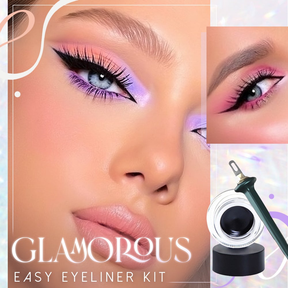 Glamouröses Finish | Einfaches Eyeliner-Kit für Perfekte Linien