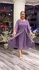 AnmutFluss | Elegantes A-Linien Kleid mit Schmetterlingsärmeln für Damen