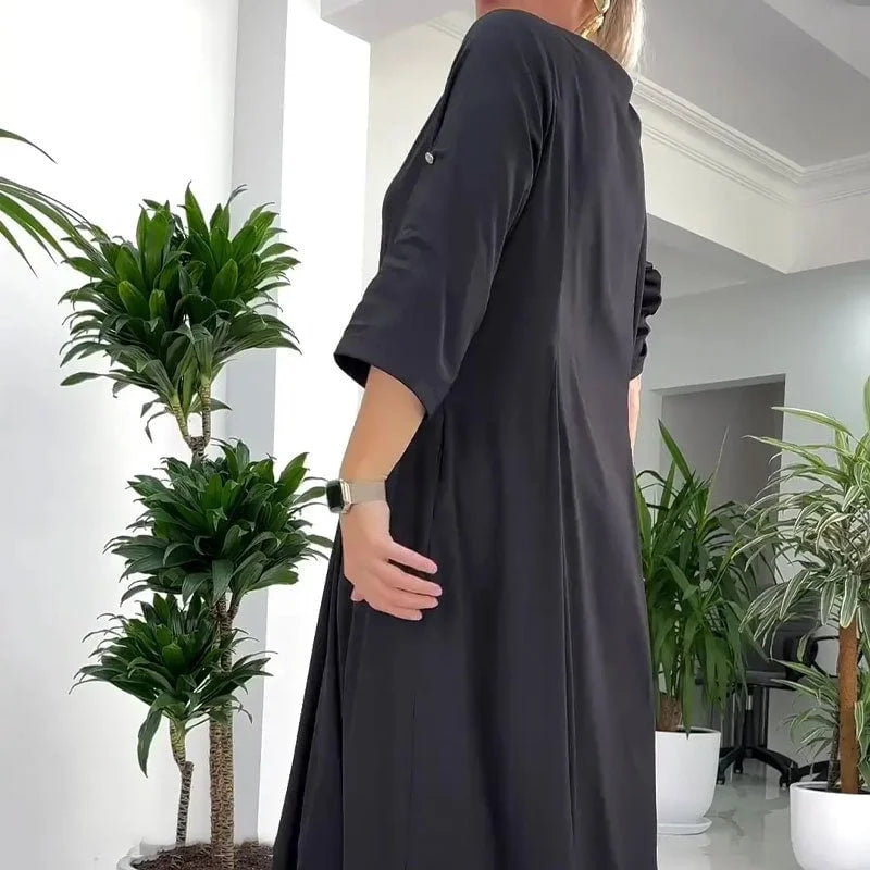 ModeKleid | Stilvolles Kleid mit Reißverschluss und Modernem Schnitt