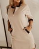StilKleid | Modisches Freizeitkleid mit Reißverschluss & Taschen