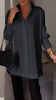 SanfteEleganz | Damen Bluse mit V-Ausschnitt und langen Ärmeln