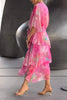 FarbFlair | Luftiges Maxikleid mit Wasserfarben-Optik