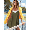 Trageleicht | Lockeres Sommer-Shorts-Set mit Spaghettiträgern und Taschen