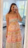 BlumenLux | Romantisches Spitzen-Maxikleid mit Volants