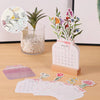 2024  Bloomy Flowers Desk Calendar | 1+1 Gratis