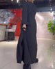 EleganzKleid | Stilvolles langes Kleid mit Kragen und Taschen
