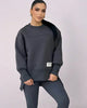 FashionLuxus | Damen Zweiteiler Set mit Oversize Sweatshirt und Leggings