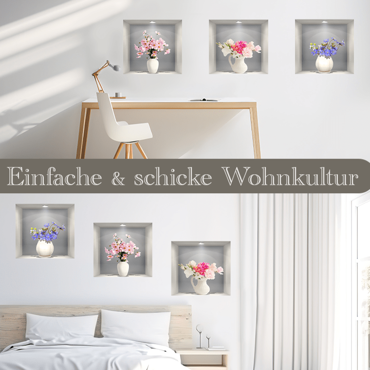 WandGarten | 3D Pflanzen Wandsticker