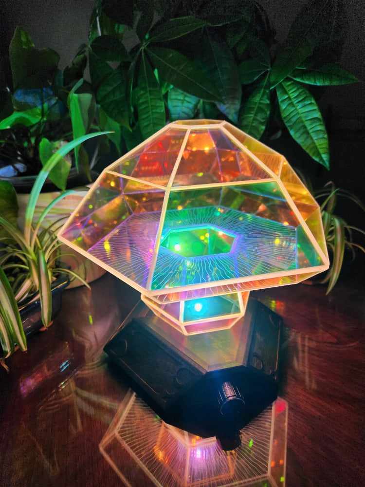 LumoShade - Mushroom Prism Lamp