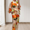 BlütenGlanz | Lockeres Damen-Zweiteiler-Set mit Aquarell-Blumenmuster