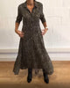 MusterFlair | Elegantes Hemdblusenkleid mit Maxilänge und Taschen