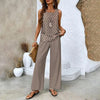 SommerZweig | Zweiteiliges Set mit Ärmellosem Top & Weitbein-Hose
