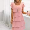 RüschenEleganz | Sommerliches Kleid mit Lagen-Design