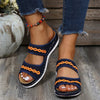 Die orthopädischen Sandalen aus Leder
