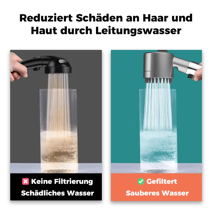 AquaFlow  - Druck Erhöhen, Weniger Wasser