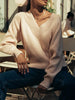 V-Ausschnitt Pullover