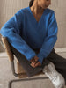V-Ausschnitt Pullover