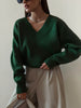 V-Ausschnitt Pullover