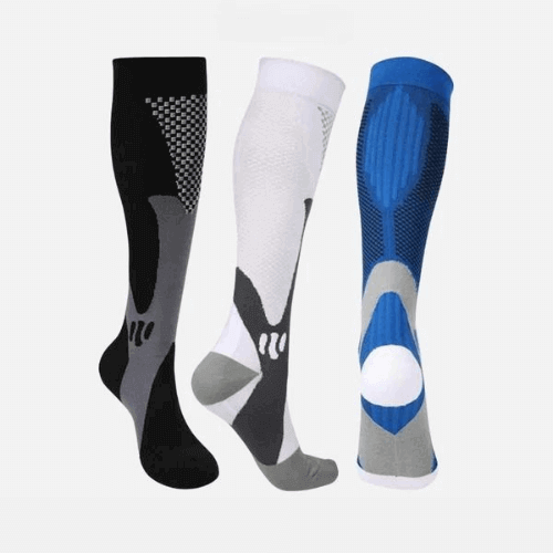 Glückliche Beinsocken (1 + 1 KOSTENLOS)