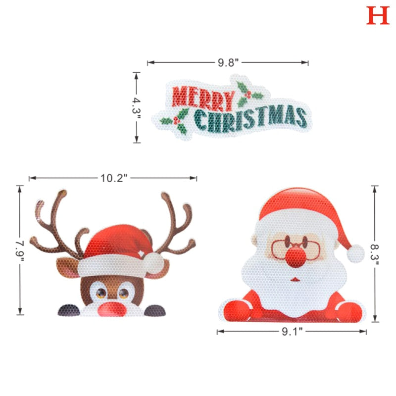 Reflektierende & magnetische Weihnachtsdekoration l Perfekt für Weihnachten